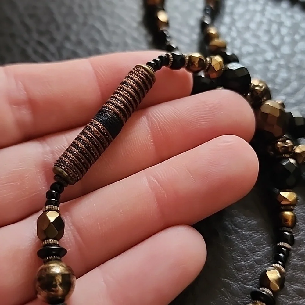 VTG glass necklace - Picture 6 of 8
